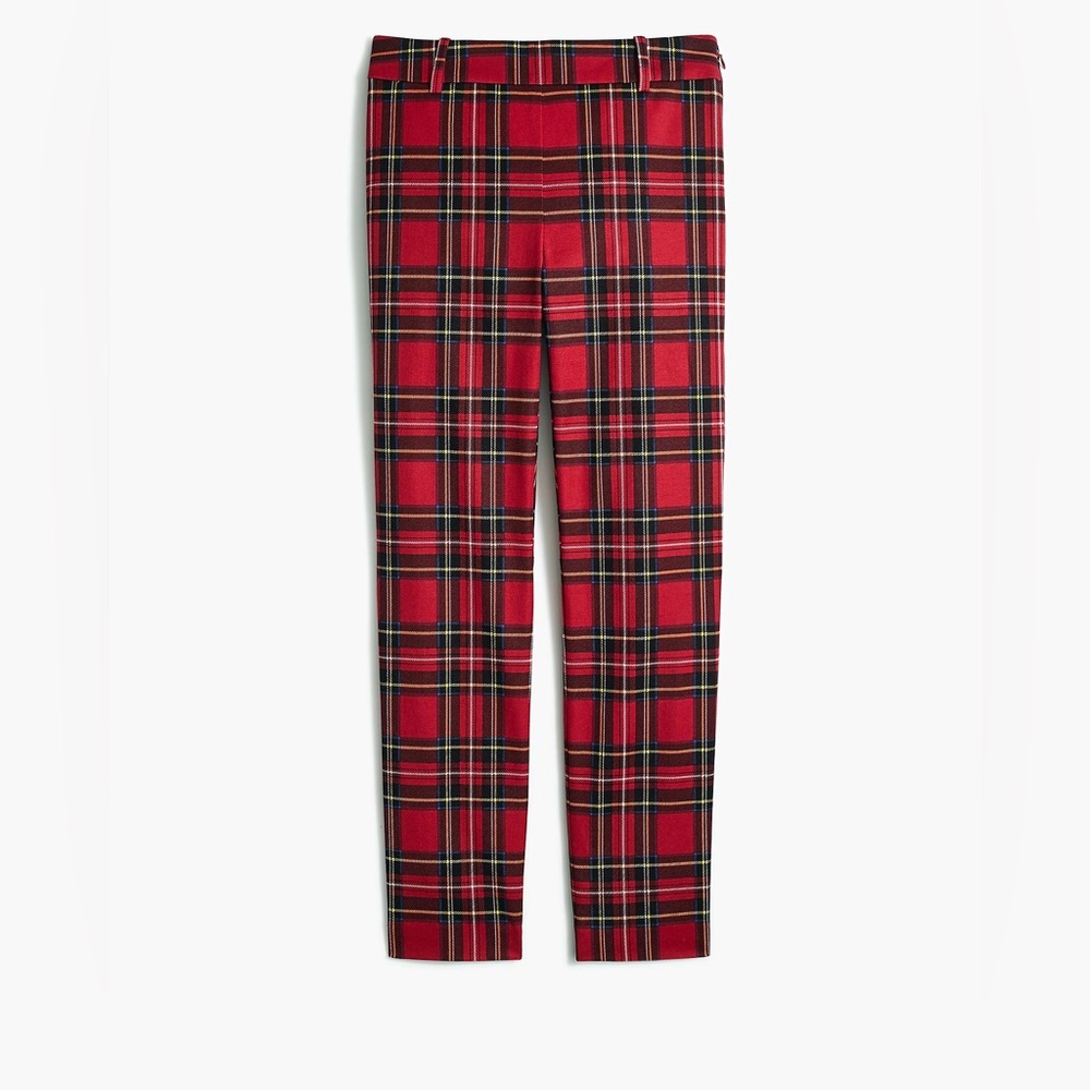 NEW Tartan Winnie pant in stretch cotton tartan plaid Size 0P